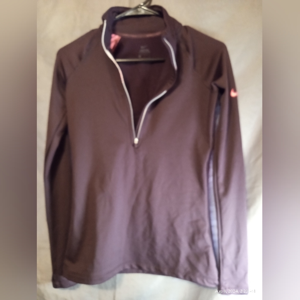 Nike pro hyperwarm long sleeve stretch shirt